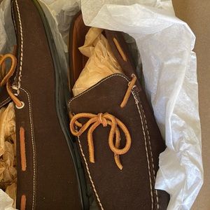 t.b.phelps brown suede verona driving moc